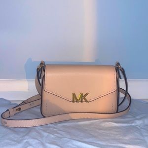 Pink and gold Michael Kors crossbody